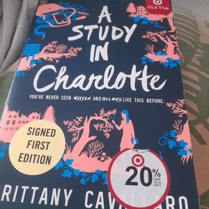 SIGNED First Edition – A Study in Charlotte – YA Mystery Thriller